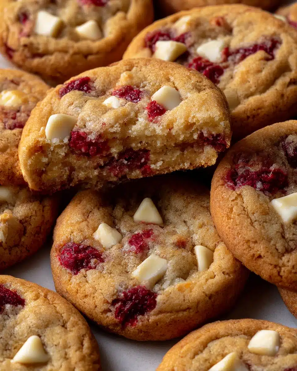 White Chocolate Raspberry Cookies Recipe
