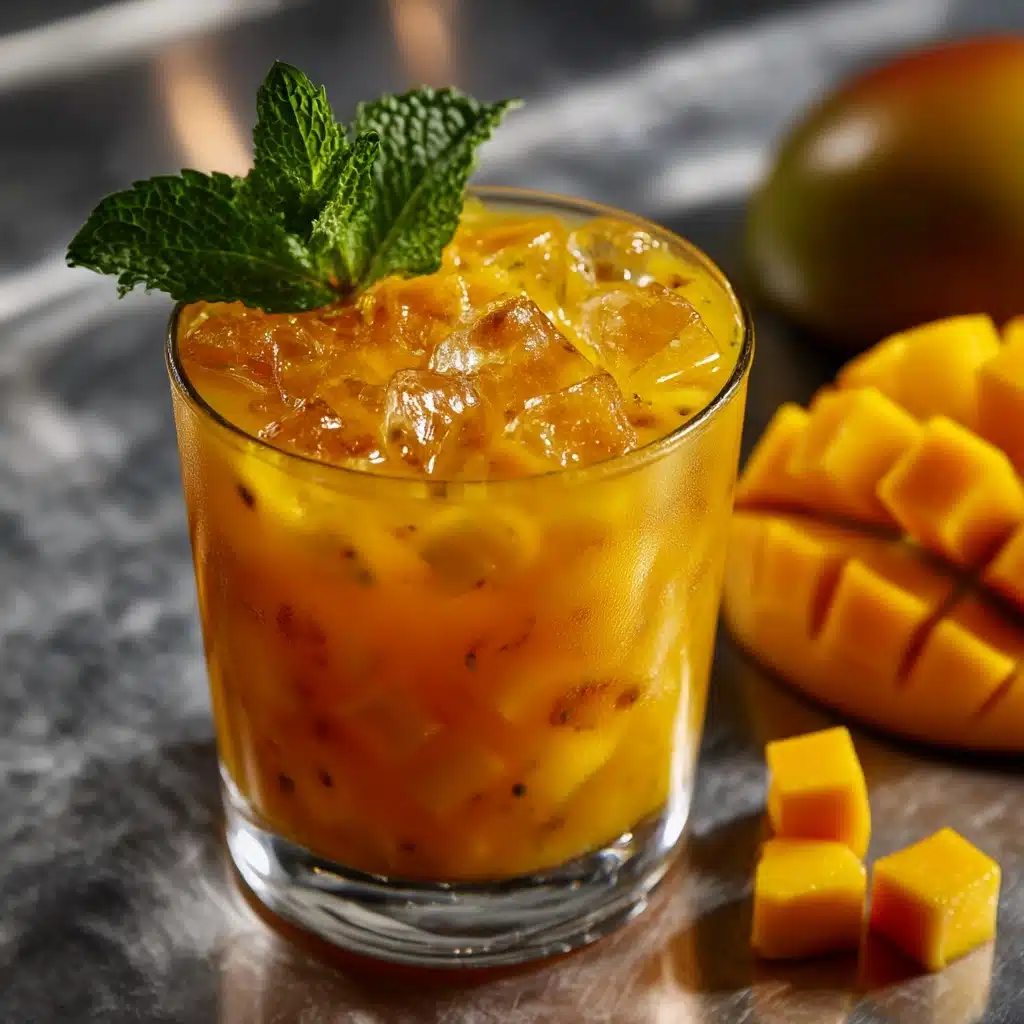 Quick Mango Iced Tea Recipe - Recipe Image