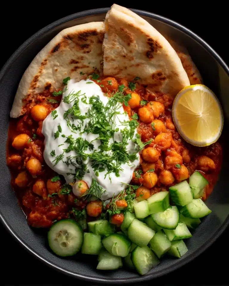 Harissa Chickpeas with Whipped Feta Recipe