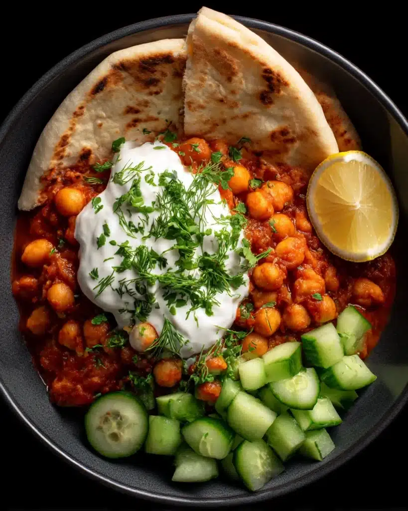 Harissa Chickpeas with Whipped Feta Recipe