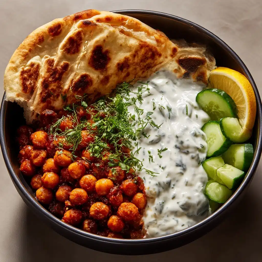 Harissa Chickpeas with Whipped Feta Recipe - Recipe Image