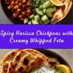 Harissa Chickpeas with Whipped Feta Recipe