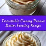 Creamy Peanut Butter Frosting Recipe