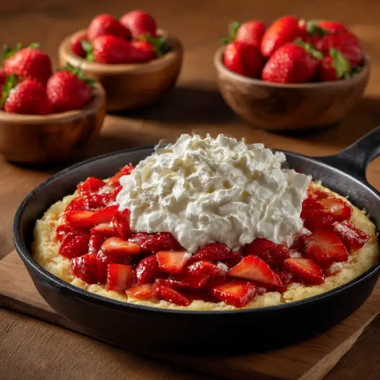 Skillet Strawberry Shortcake Recipe