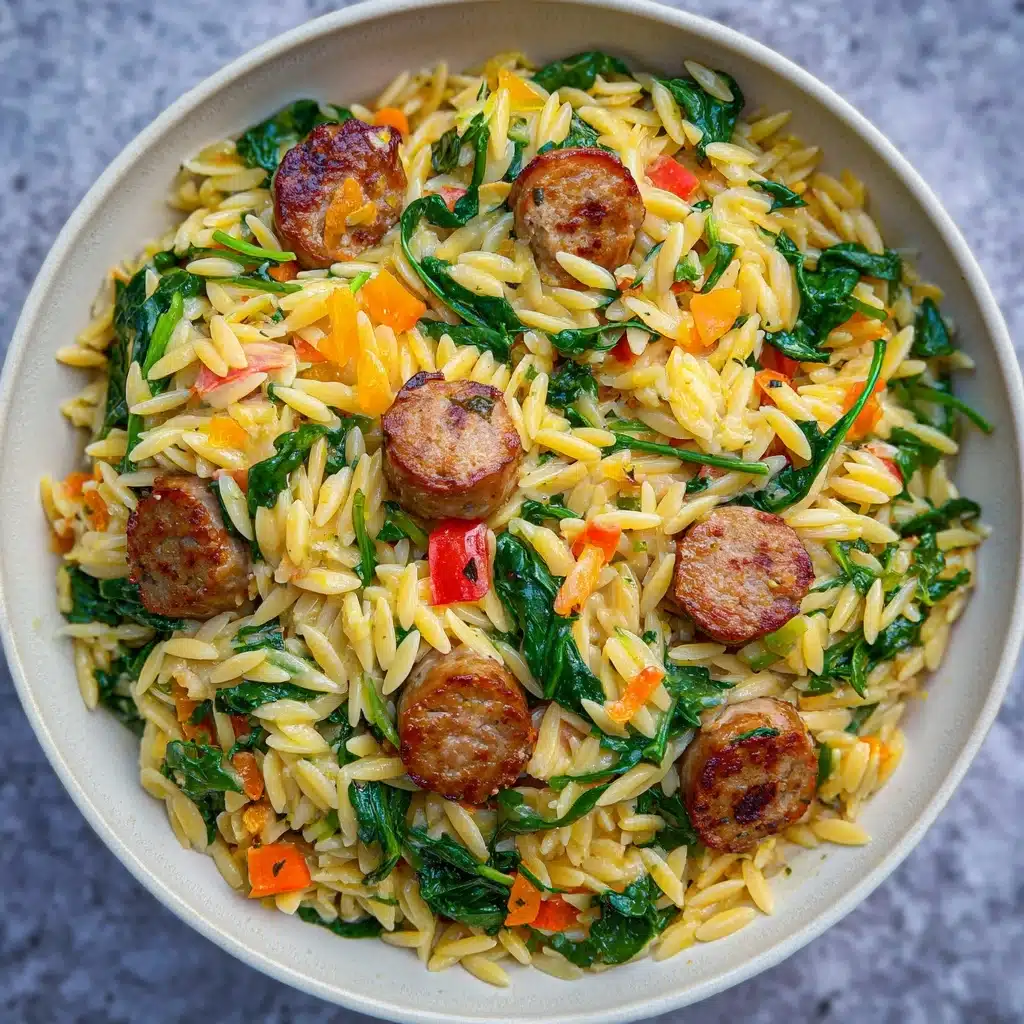 Italian Sausage Orzo Recipe - Recipe Image