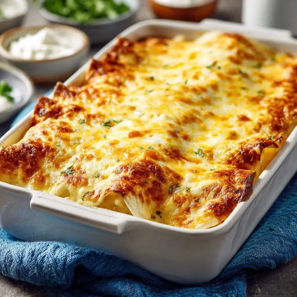 White Chicken Enchiladas Recipe - Recipe Image