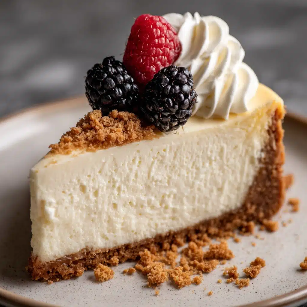 Creamy Baked Cheesecake Recipe - Recipe Image
