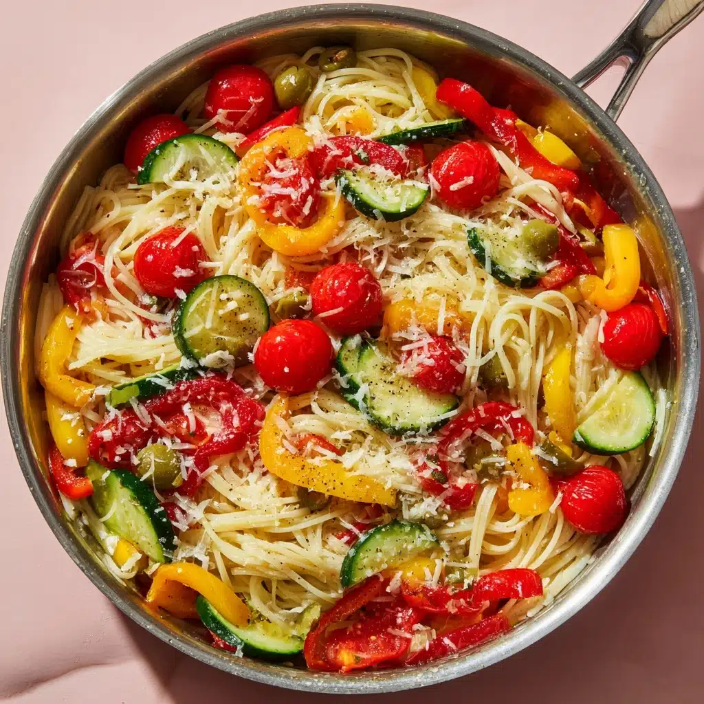 California Spaghetti Salad Recipe - Recipe Image