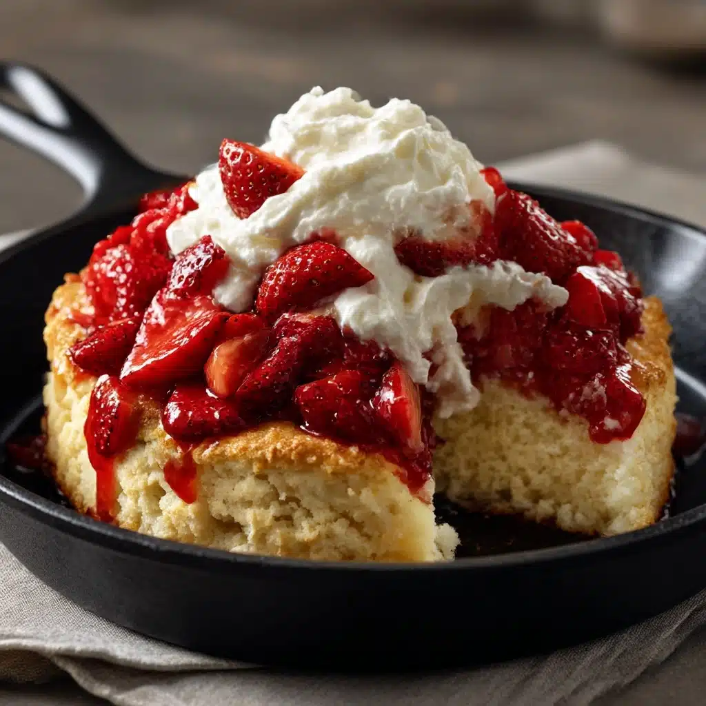 Skillet Strawberry Shortcake Recipe - Recipe Image