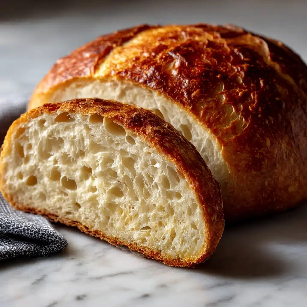 Easy Dutch Oven No Knead Bread Recipe - Recipe Image