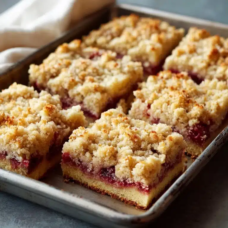 Coconut Rhubarb Breakfast Cake Recipe