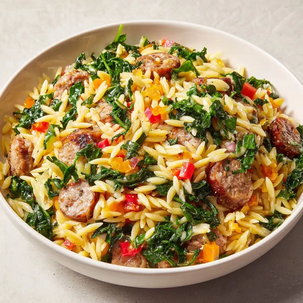 Italian Sausage Orzo Recipe - Recipe Image