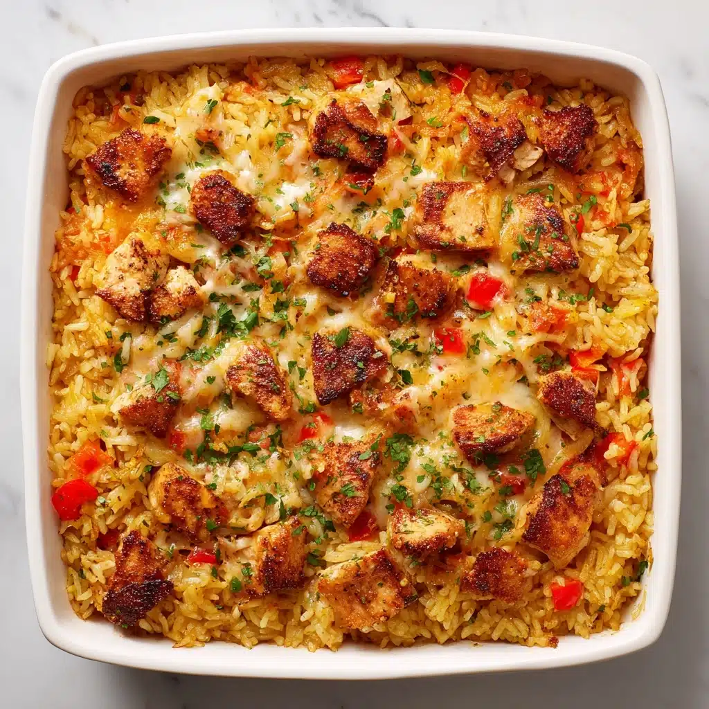 Italian Chicken Rice Casserole Recipe - Recipe Image