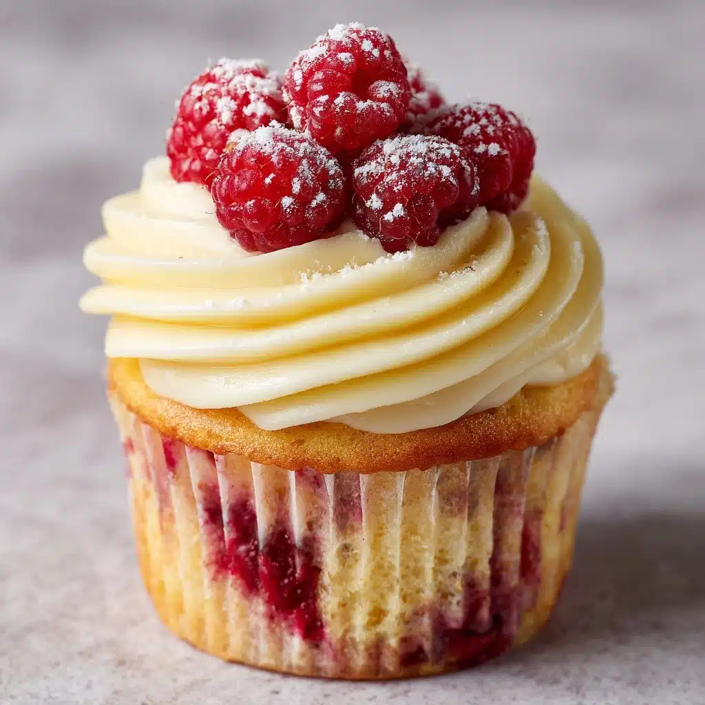 Raspberry Lemon Heaven Cupcakes Recipe - Recipe Image