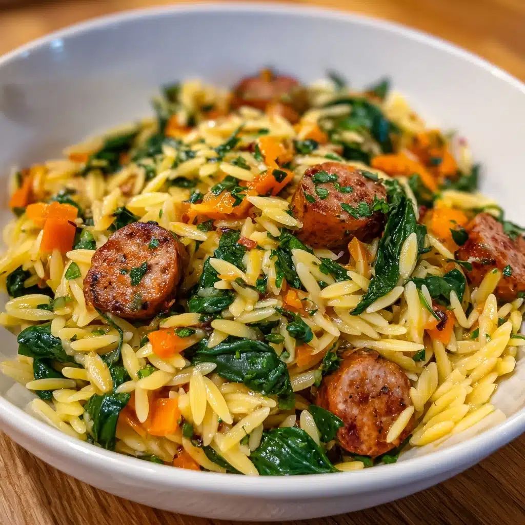 Italian Sausage Orzo Recipe - Recipe Image