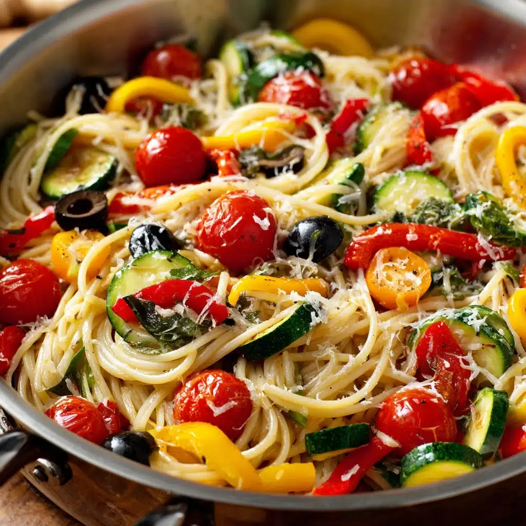 California Spaghetti Salad Recipe - Recipe Image