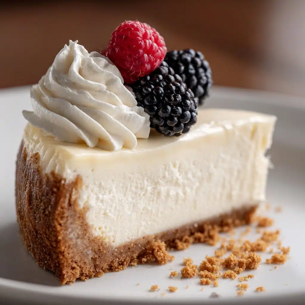 Creamy Baked Cheesecake Recipe - Recipe Image