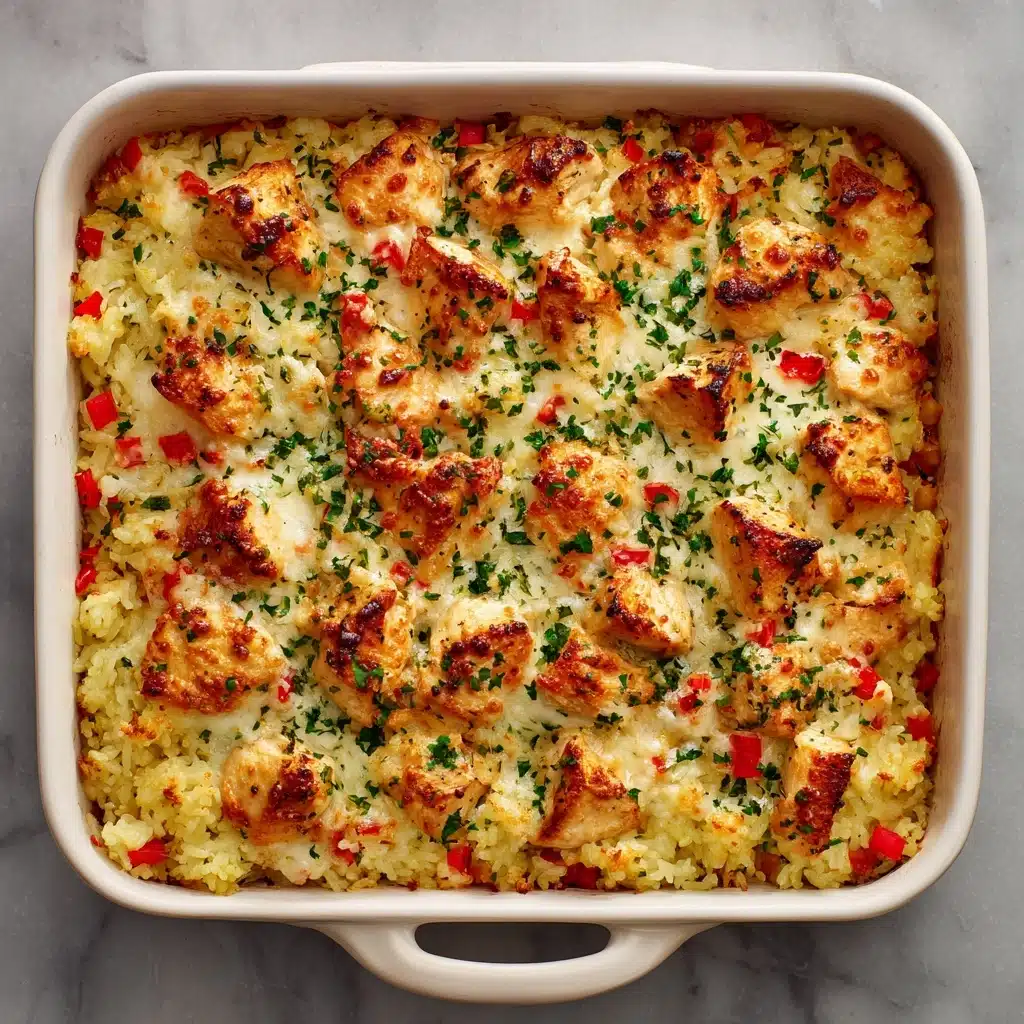 Italian Chicken Rice Casserole Recipe - Recipe Image