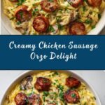 Creamy Chicken Sausage Orzo Recipe