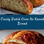 Easy Dutch Oven No Knead Bread Recipe