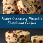 Cranberry Pistachio Shortbread Cookies Recipe