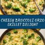 One Pot Broccoli Cheese Orzo Recipe