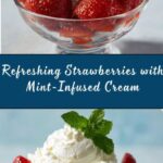 Strawberries with Mint-Infused Cream Recipe