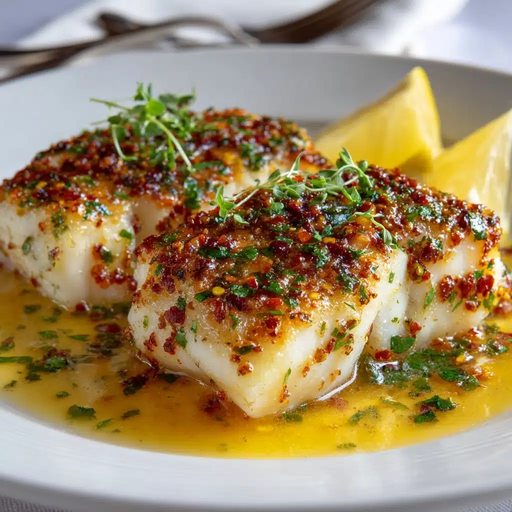 Lemon Butter Baked Cod Recipe - Recipe Image