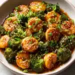 Honey Garlic Shrimp, Sausage & Broccoli Recipe