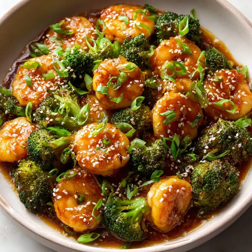 Honey Garlic Shrimp, Sausage & Broccoli Recipe