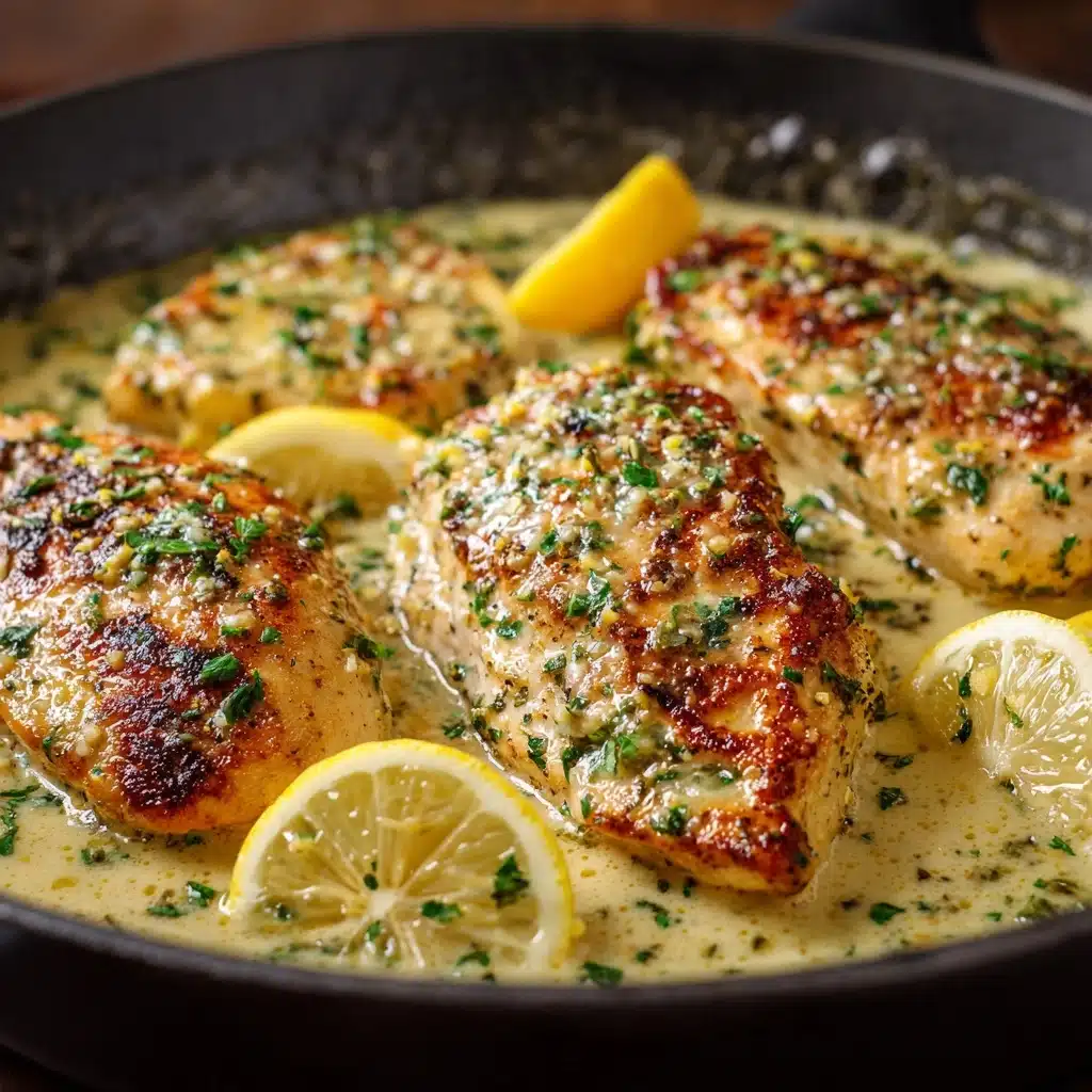 Creamy Lemon Chicken with Parmesan Sauce Recipe - Recipe Image