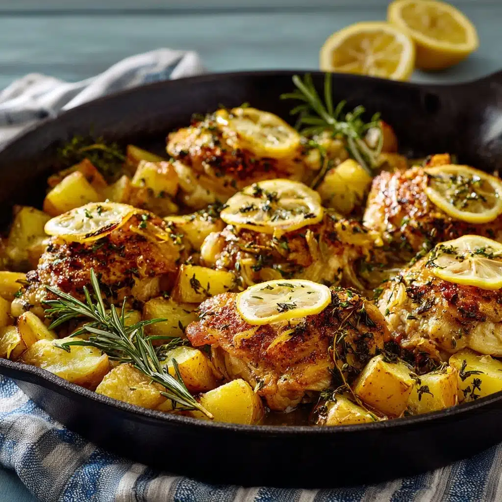 Easy Greek Lemon Chicken & Potatoes Recipe - Recipe Image