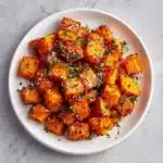 Crispy Baked Sweet Potato Bites with Parmesan Herb Butter Recipe