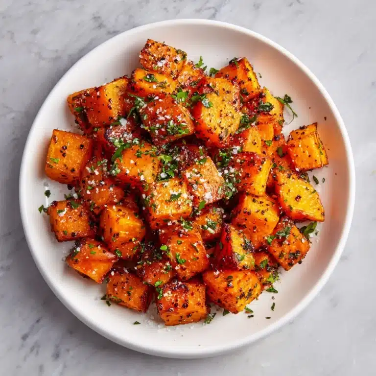 Crispy Baked Sweet Potato Bites with Parmesan Herb Butter Recipe