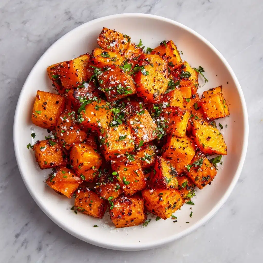 Crispy Baked Sweet Potato Bites with Parmesan Herb Butter Recipe - Recipe Image