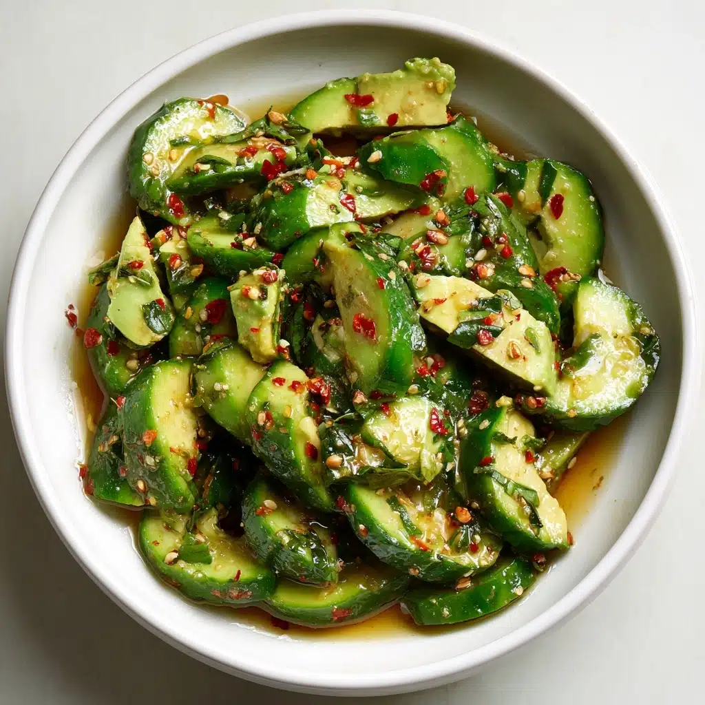 Easy Cucumber Avocado Salad Recipe - Recipe Image
