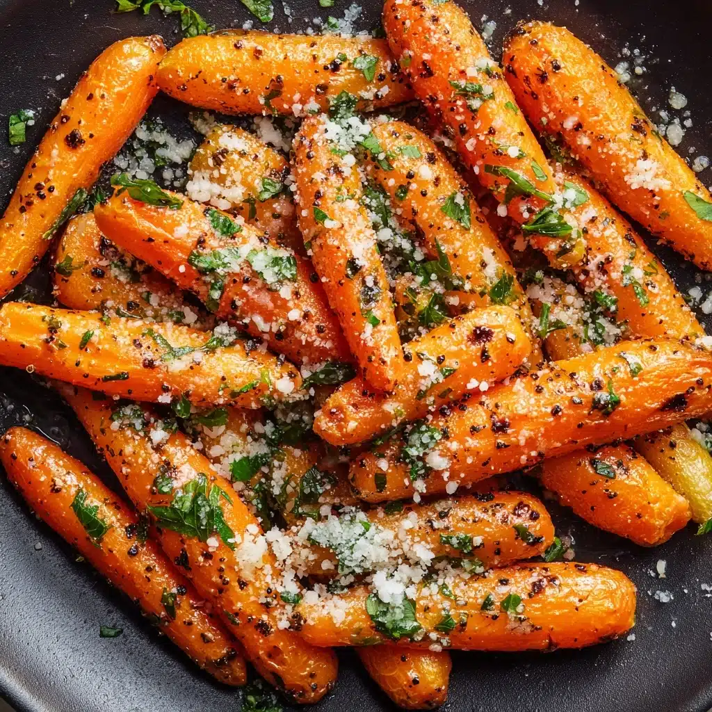 Parmesan Garlic Roasted Carrots Recipe - Recipe Image