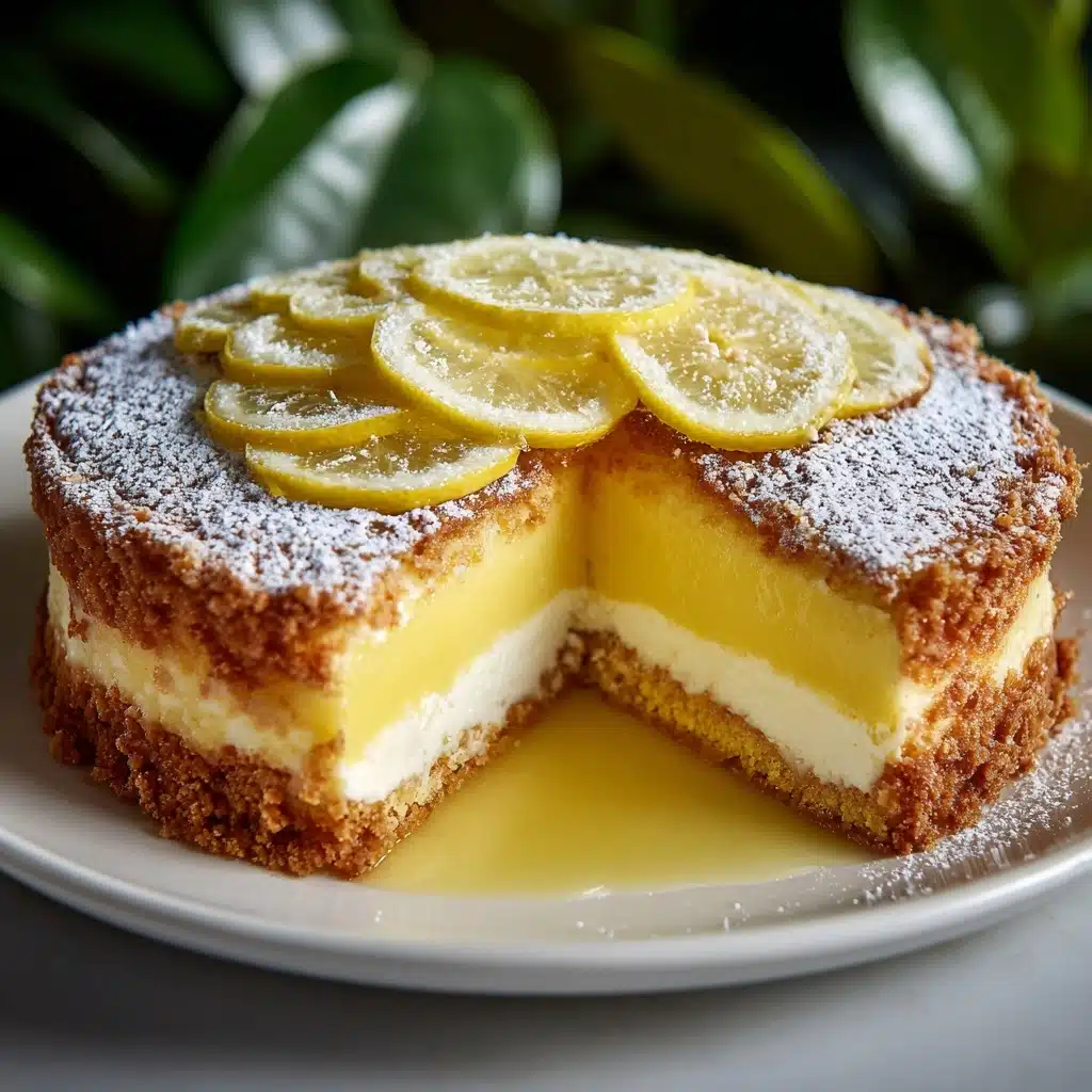 Torta della Nonna – Creamy Lemon Custard Cake Recipe - Recipe Image