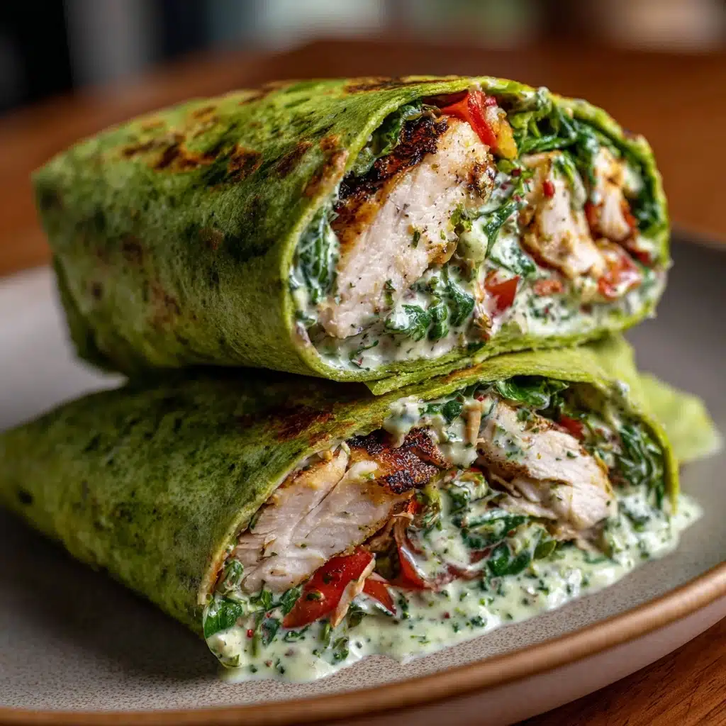 Green Goddess Chickpea Salad Wraps Recipe - Recipe Image