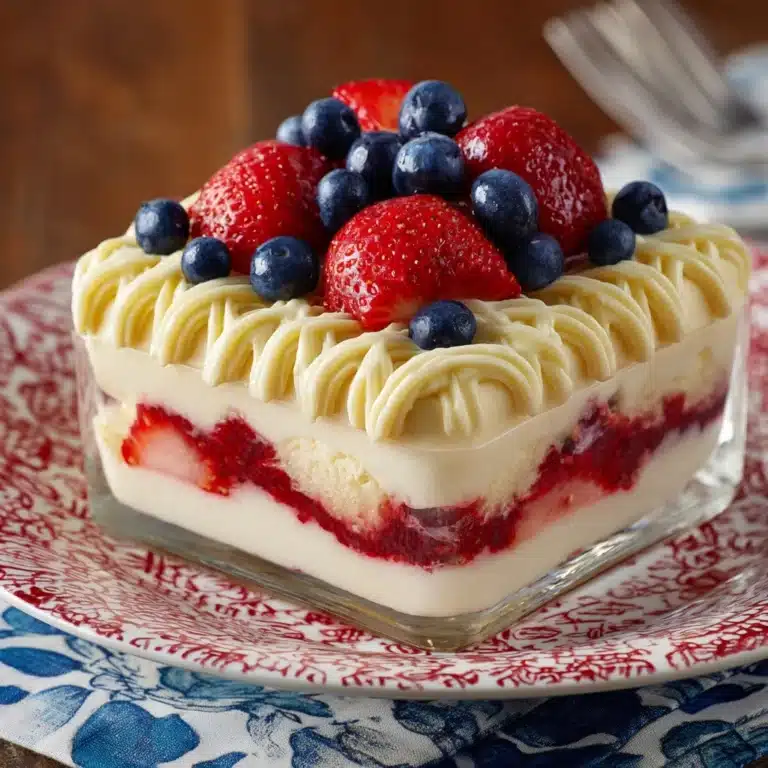 No Bake Summer Berry Icebox Cake Recipe