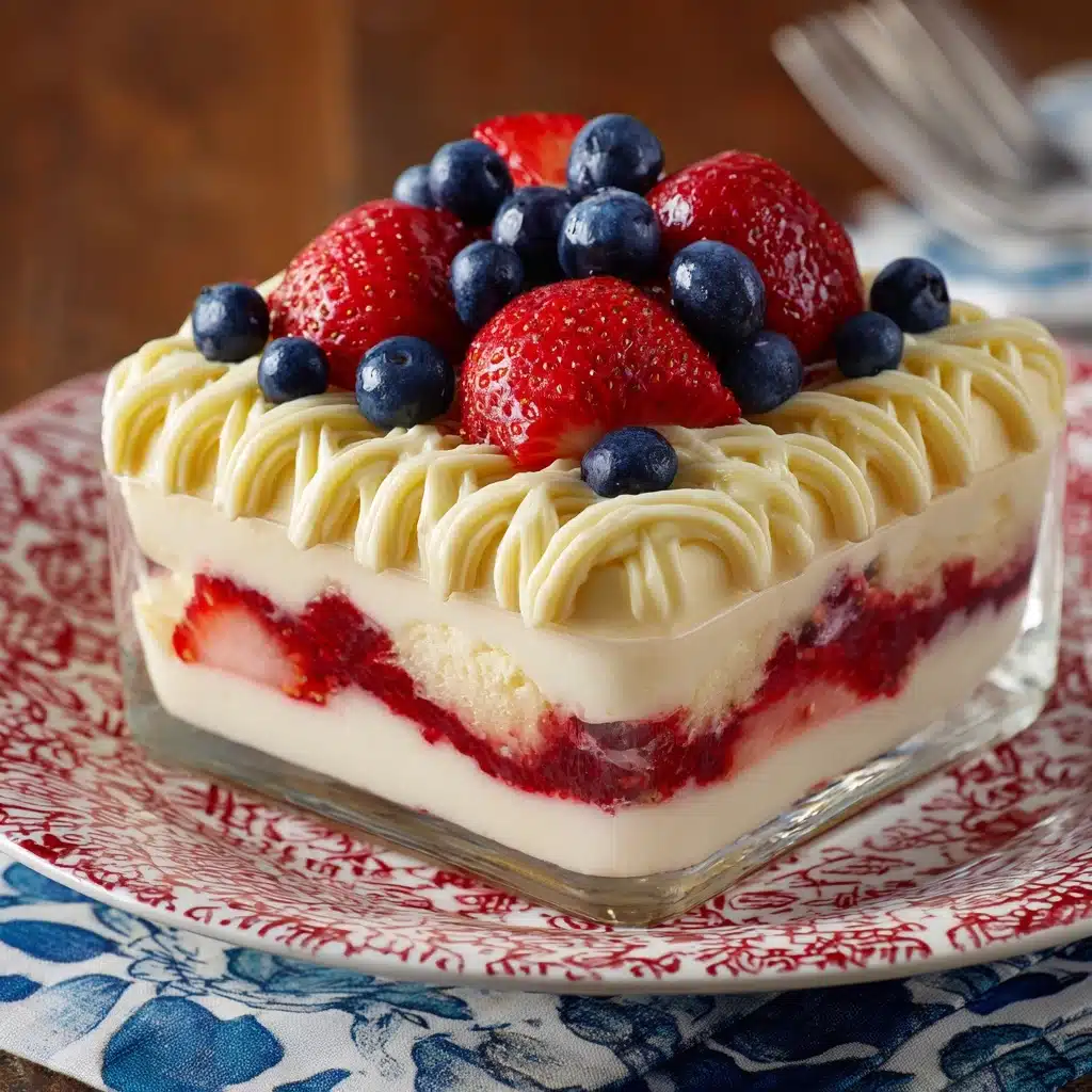 No Bake Summer Berry Icebox Cake Recipe