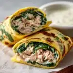 Blackened Salmon Caesar Wraps Recipe