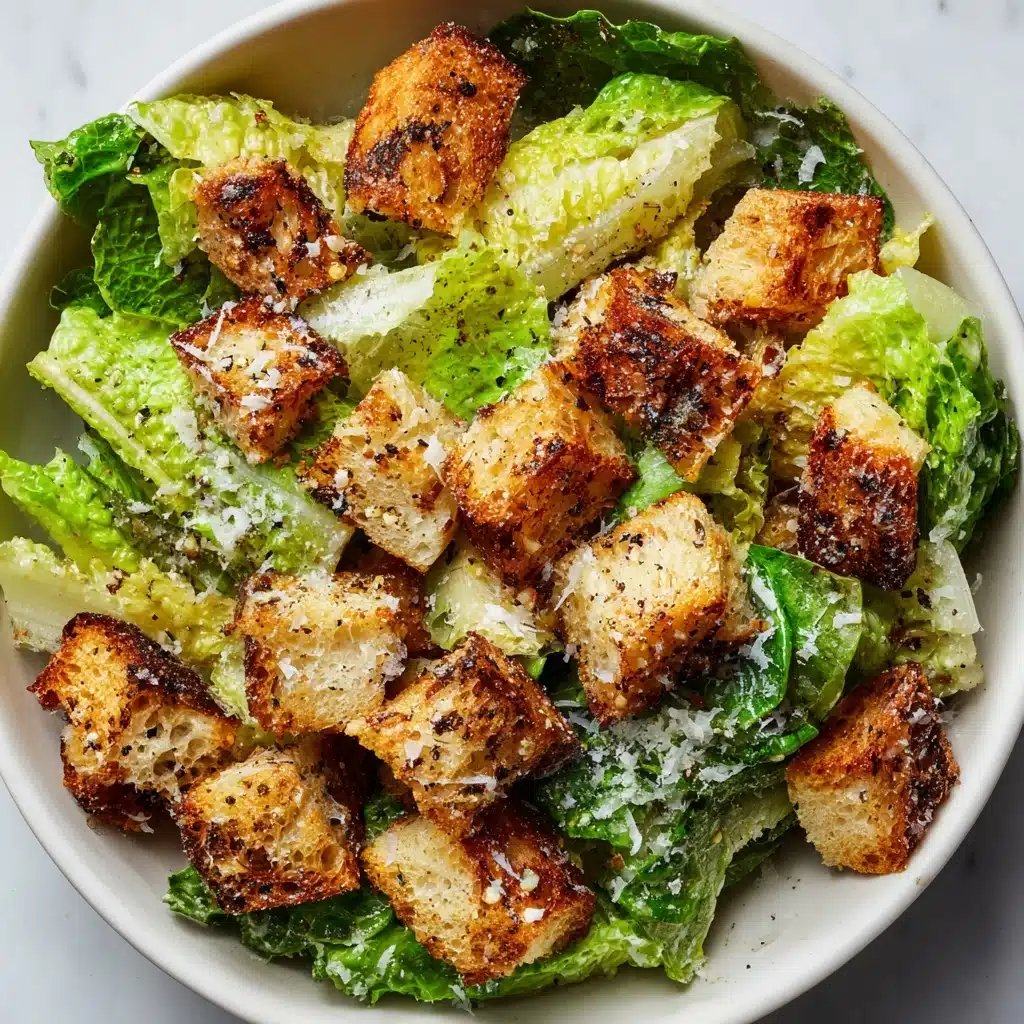 Easy Homemade Croutons Recipe - Recipe Image