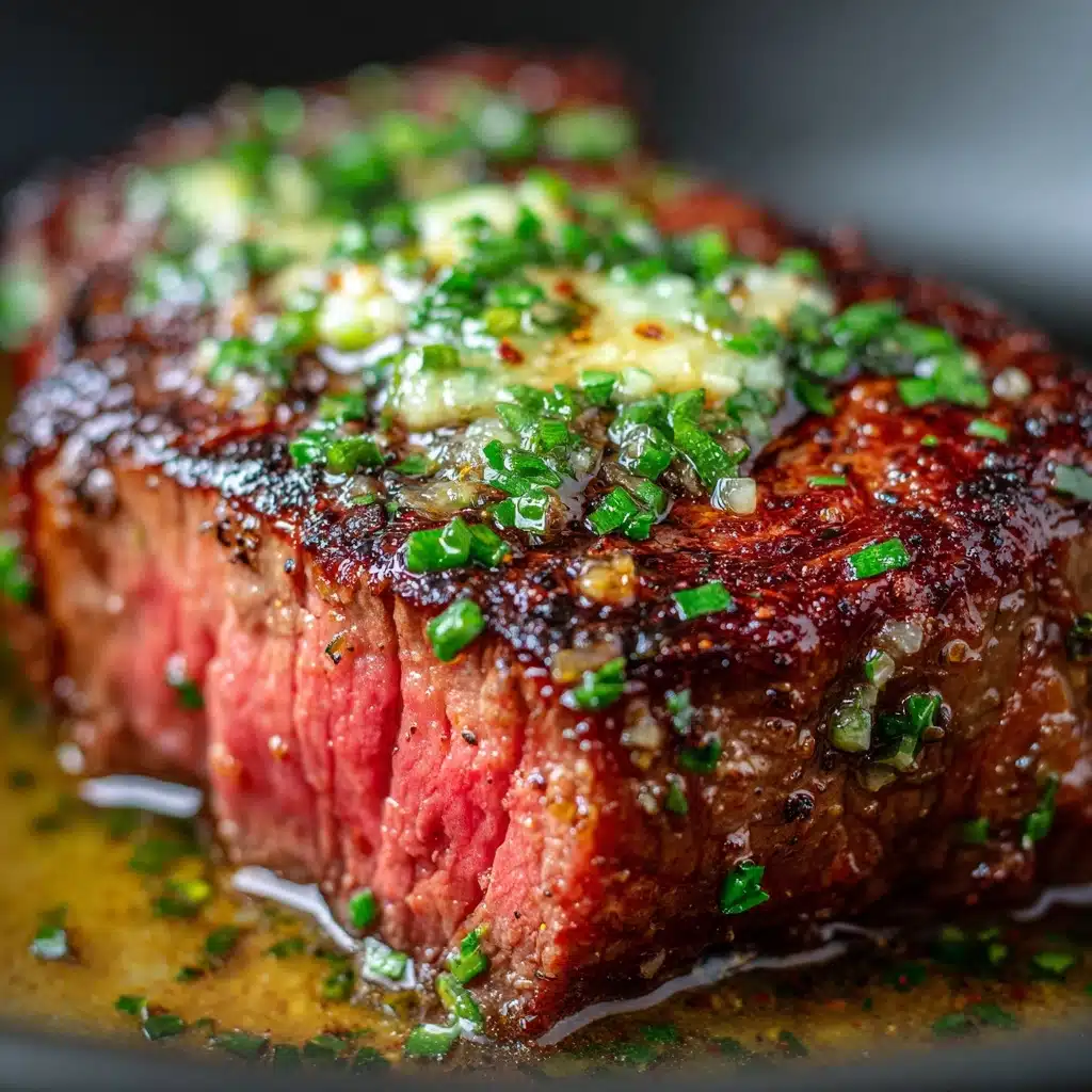 Pan-Seared Steak with Garlic Butter Recipe - Recipe Image