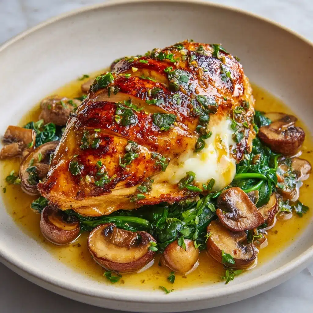 Healthy Mushroom-Stuffed Chicken Breast Recipe - Recipe Image