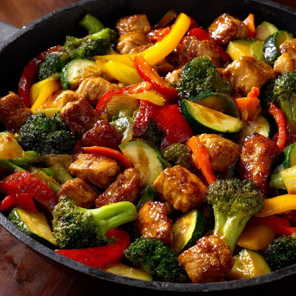 Chicken and Vegetables Skillet Recipe - Recipe Image
