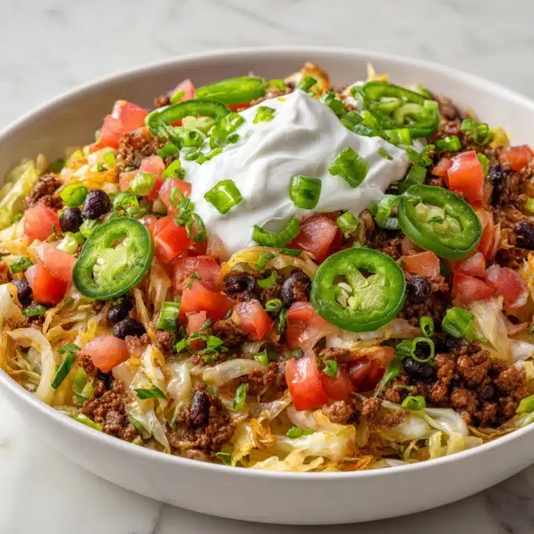 Low Carb Cabbage Taco Skillet Recipe