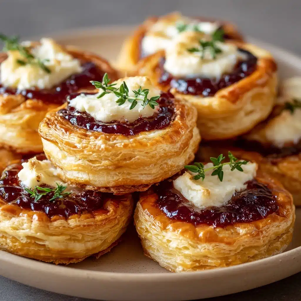 Cream Cheese and Pepper Jelly Puff Pastry Bites Recipe - Recipe Image