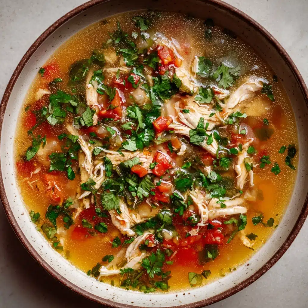 Easy Green Chili Chicken Soup Recipe - Recipe Image