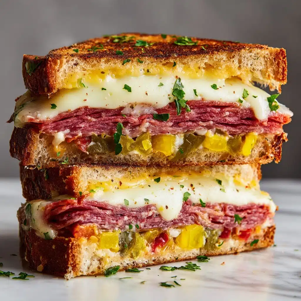 Classic Italian Muffuletta Sandwich Recipe - Recipe Image